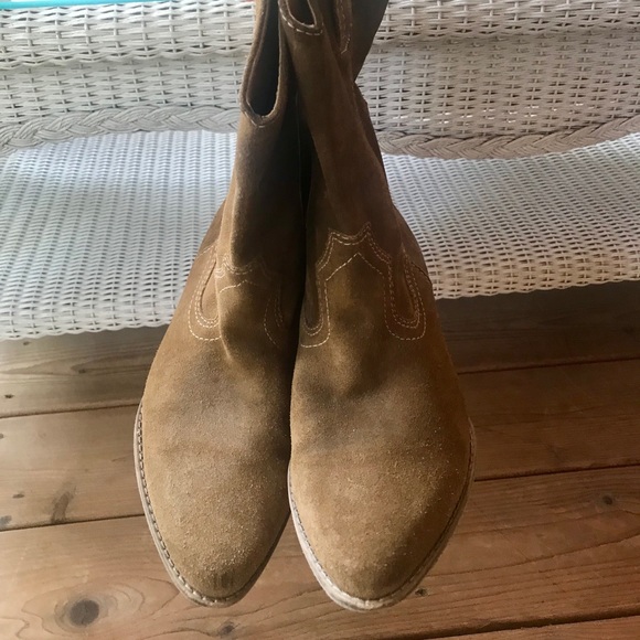 MIA Genuine Leather Brown Cowgirl Boots - Picture 7 of 12